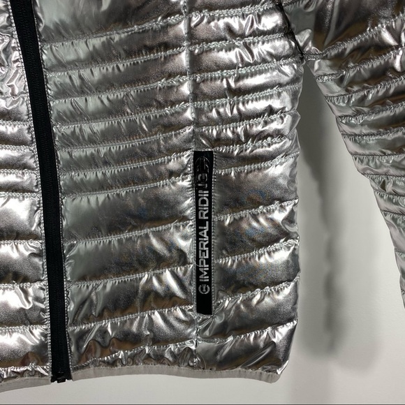 Imperial Riding Silver Puffer Jacket NWT Kids 152 - Picture 2 of 8